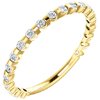 14kt Yellow Gold 1/3 ct Diamond Anniversary Ring