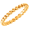 14k Yellow Gold Stackable Bead Ring with Polished Finish