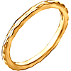 14kt Yellow Gold 2mm Hammered Stackable Ring