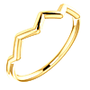 14kt Yellow Gold Stackable Zig Zag Ring