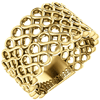 14kt Yellow Gold Wide Infinity Symbol Mesh Ring