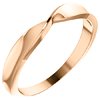 14kt Rose Gold Twisted Stackable Ring