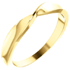14kt Yellow Gold Twisted Stackable Ring