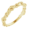 14k Yellow Gold Mystical Rose Ring