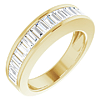 14kt Yellow Gold 1 ct tw Baguette Diamond Anniversary Band