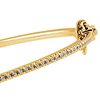 14kt Yellow Gold 1/2 ct Diamond Bangle Bracelet