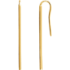 14kt Yellow Gold Vertical Bar Earrings