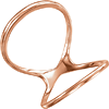 14kt Rose Gold Double Form Ring