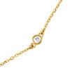 14kt Yellow Gold 1/4 ct tw Five Diamond Station Necklace