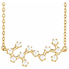 14k Yellow Gold 1/4 ct tw Diamond Scorpio Necklace