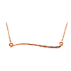 14kt Rose Gold Freeform Wave Necklace