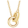 14k Yellow Gold Connection Necklace