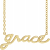 14k Yellow Gold Grace Necklace