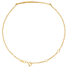 14k Yellow Gold Curved Bar Cable Link Bracelet