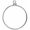 Sterling Silver Coin Bezel Pendant for Canadian Dollar Coin