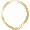 14k Yellow Gold 7in Herringbone Chain Bracelet 4.6mm