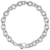 Sterling Silver Cable Link Bracelet 10mm