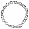 Sterling Silver Cable Bracelet 7.75mm
