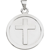 Sterling Silver 23mm Confirmation Medal