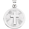 Sterling Silver 19mm Confirmation Medal
