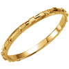 14kt Yellow Gold Ladies' Jesus I Trust In You Ring
