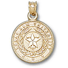 Yellow Gold 5/8in Texas A&M University Seal Pendant