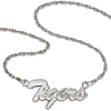 Detroit Tigers 18in Sterling Silver Script Necklace