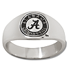 Sterling Silver University of Alabama Logo Enamel Ring
