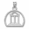 Sterling Silver 3/4in University of Georgia Arch Pendant