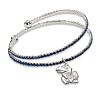 University of Kansas Amped Logo Crystal Bracelet