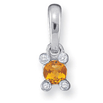 with 1 stones in white gold