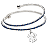 New York Yankees Amped Logo Crystal Bracelet