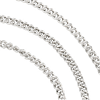 2.25mm Curb Chain  - Sterling Silver