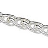 Sterling Silver 4mm Round Wheat Chain