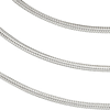 Sterling Silver 1mm Round Snake Chain