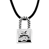 Sterling Silver The Covenant (Son) Pendant & 18in Rubber Cord