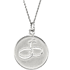 Sterling Silver Loss of Spouse Pendant & Chain