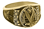 Female Venturing Silver Award Ring