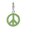 Amore Peace Sign Charms
