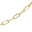 14k Gold Paper Clip Chains