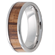 Cobalt Rings with Wood Inlays