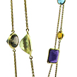 Gold Gemstone Necklaces & Pendants