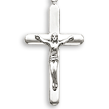 14kt White Gold Crucifix Pendants