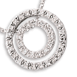 Diamond Circle Pendants