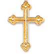 Gold Budded Crosses