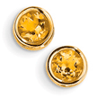 Gold Citrine Earrings