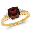 Gold Garnet Rings