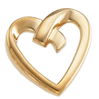 Gold Heart Pendants & Necklaces