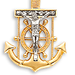 Gold Mariner's Crosses
