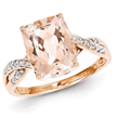 Gold Morganite Rings